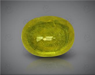 Natural Heated & Treated Yellow Sapphire Certified  3.83 (CTS) ( 71865 )